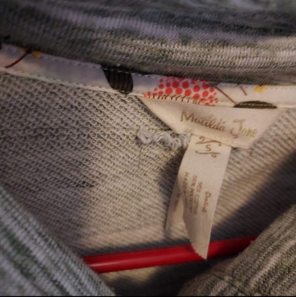 Matilda Jane Clothing Gray Heathered Vest Women's Small - Picture 3 of 5